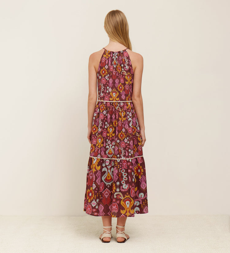 Printed bow dress