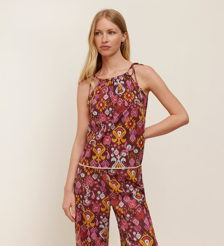 Printed tank top