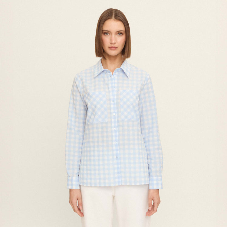 Blouse chemise vichy