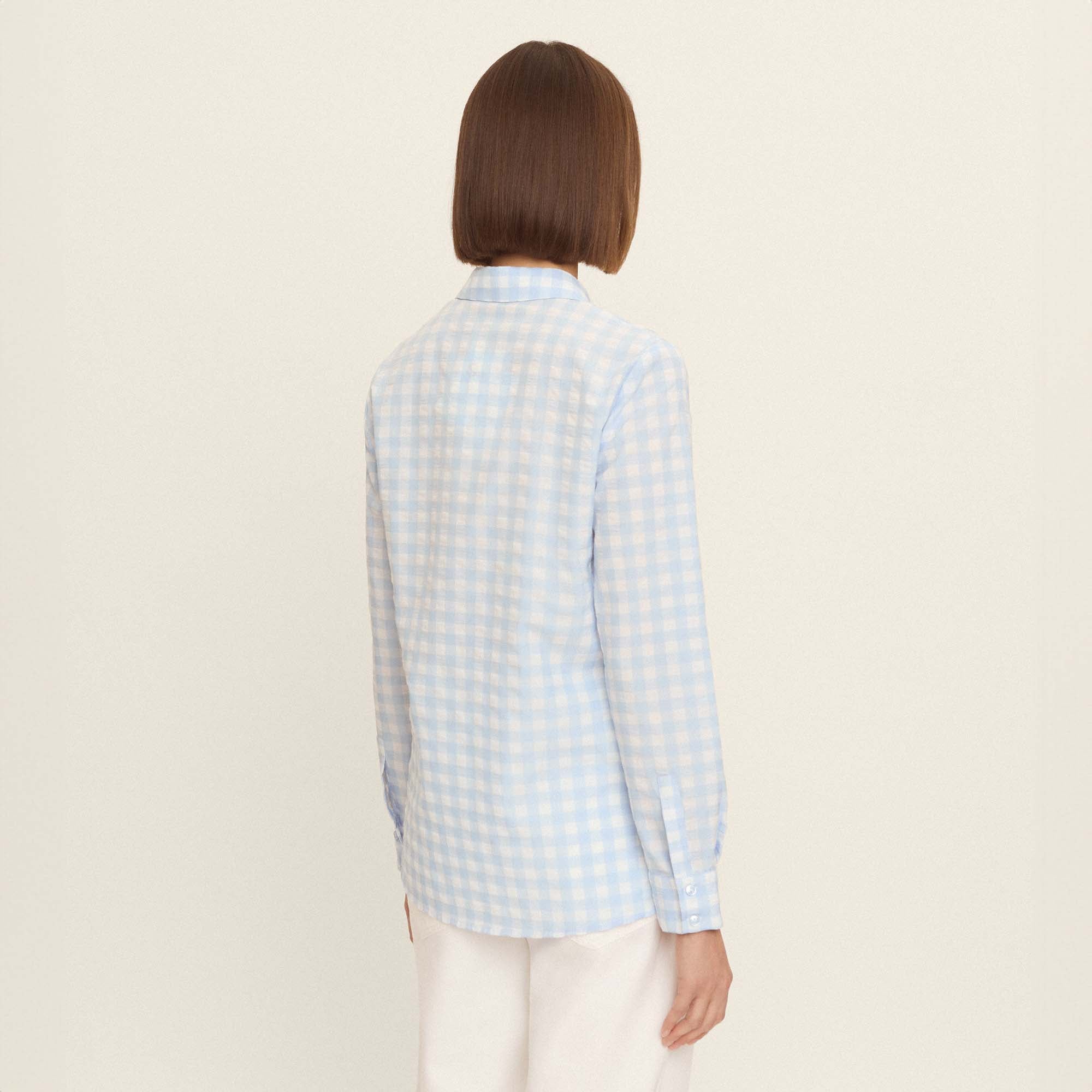 Blusa camisera vichy