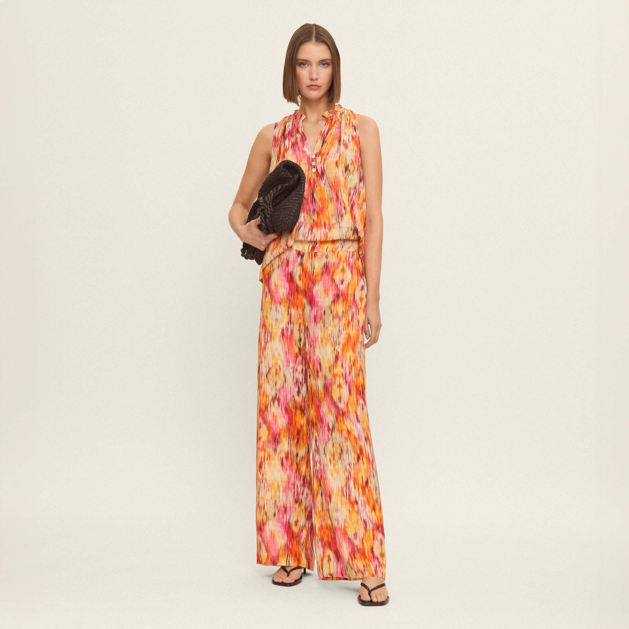 Blusa sisada estampada