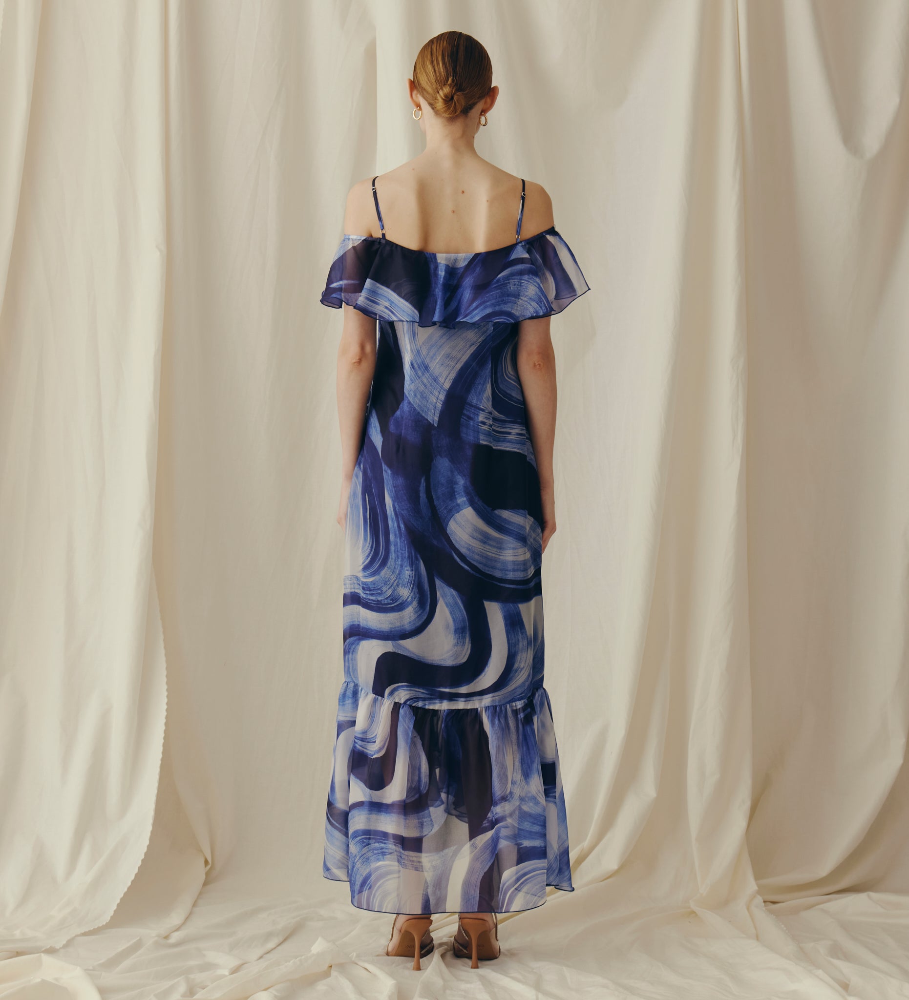 Long printed dress