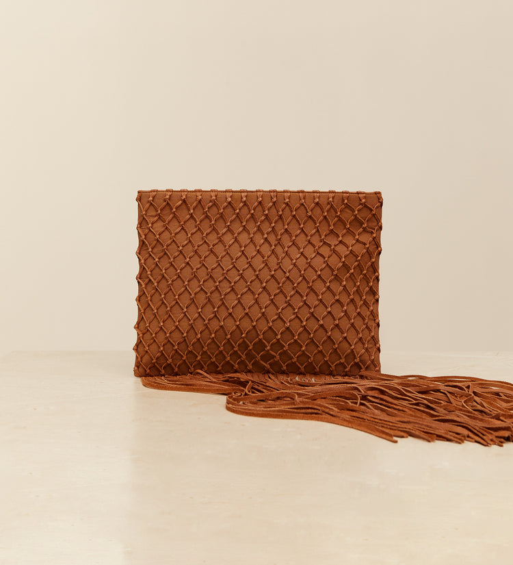 Sac en nappa à franges