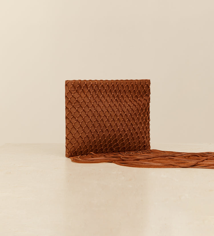 Sac en nappa à franges
