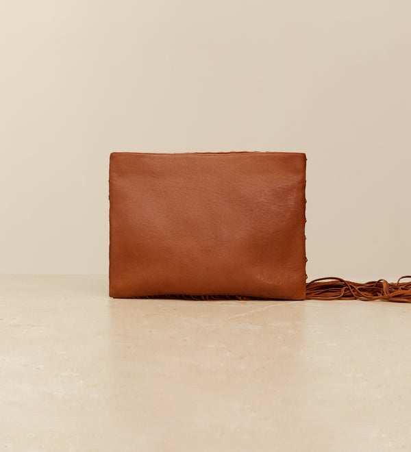 Bolso napa flecos