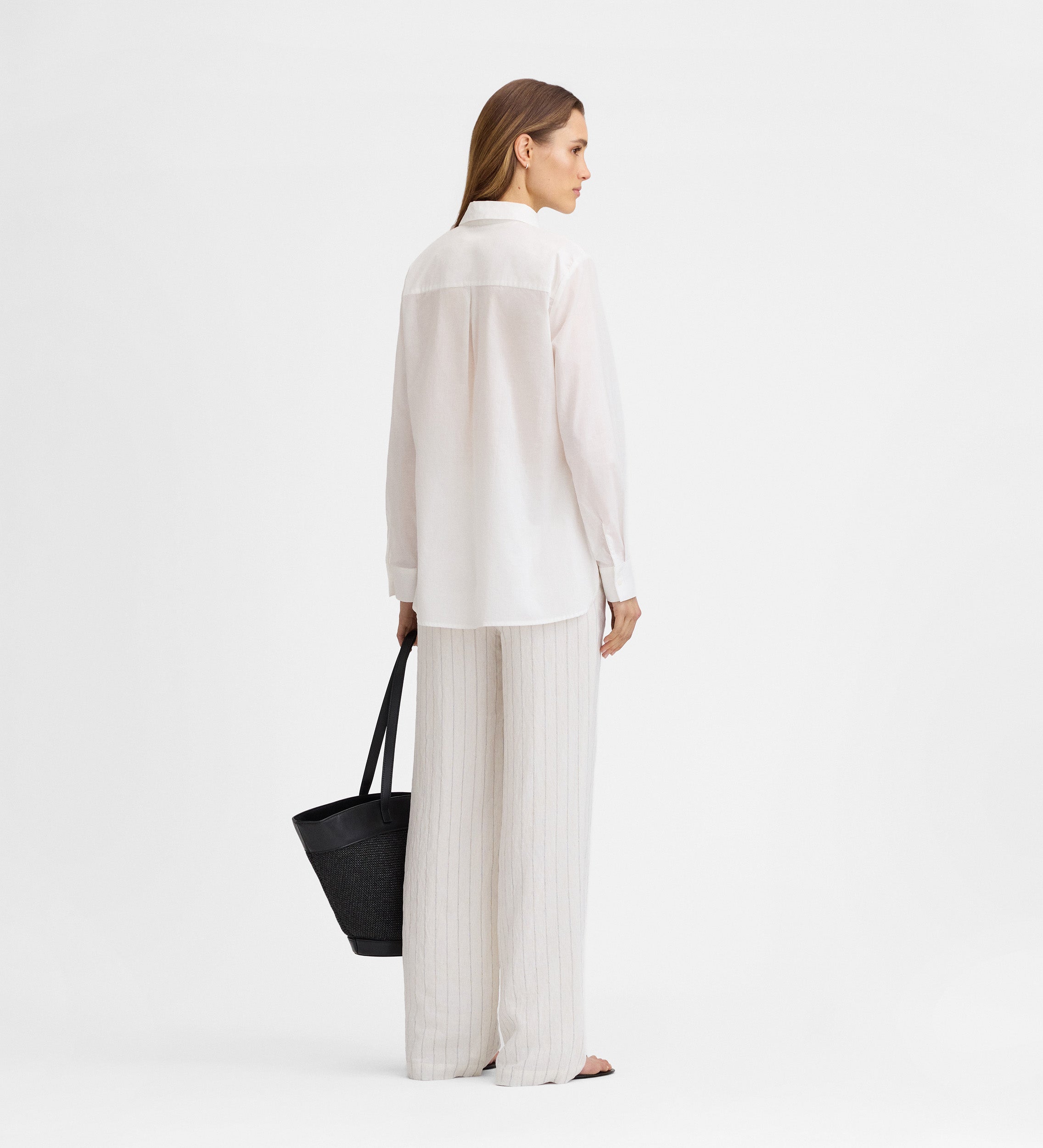 Chemise droite en coton
