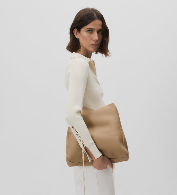Polo neck jersey