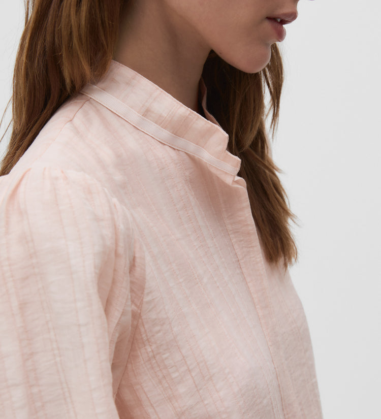 Chemise à manches bouffantes