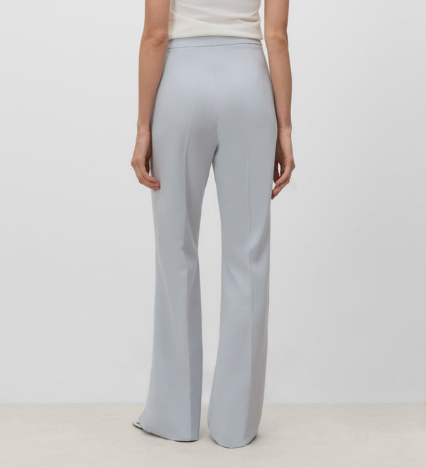 Long flared trousers
