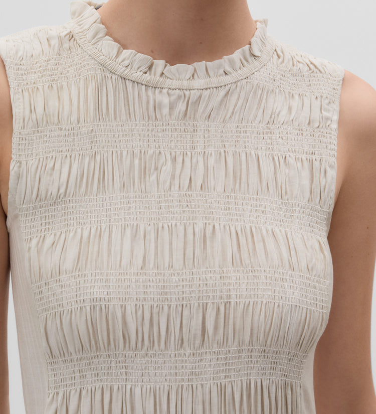 Robe longue élastiquée