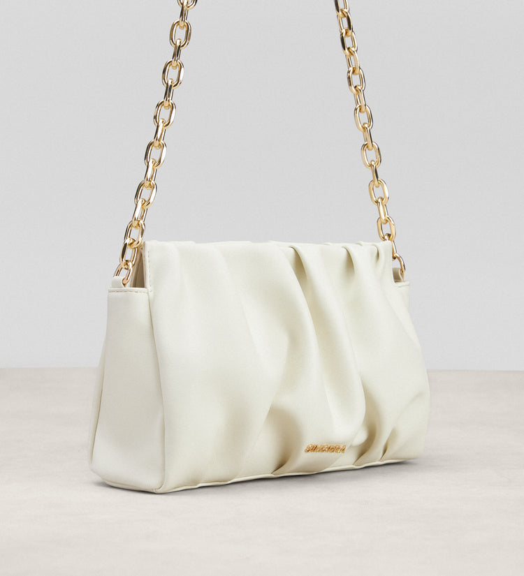 Sac en cuir plissé