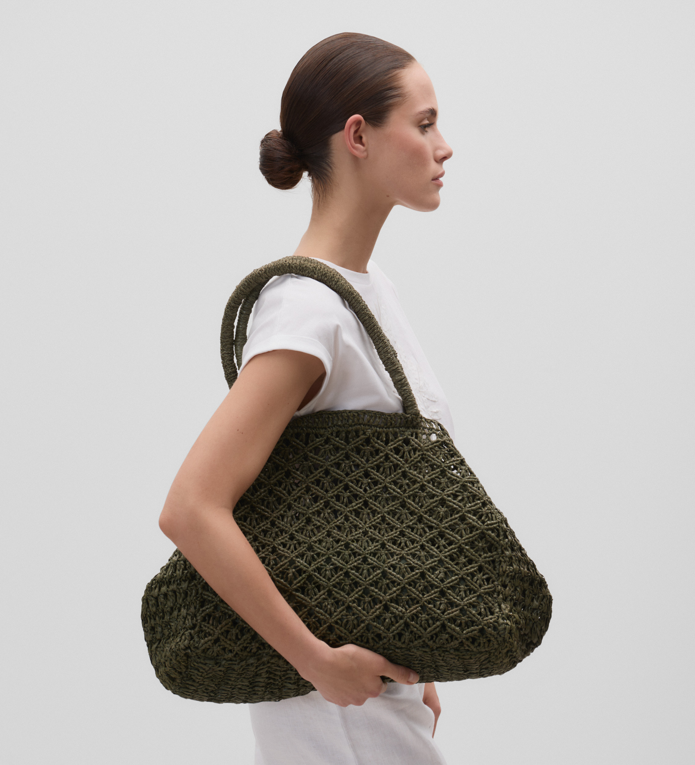 Bolso shopper rafia