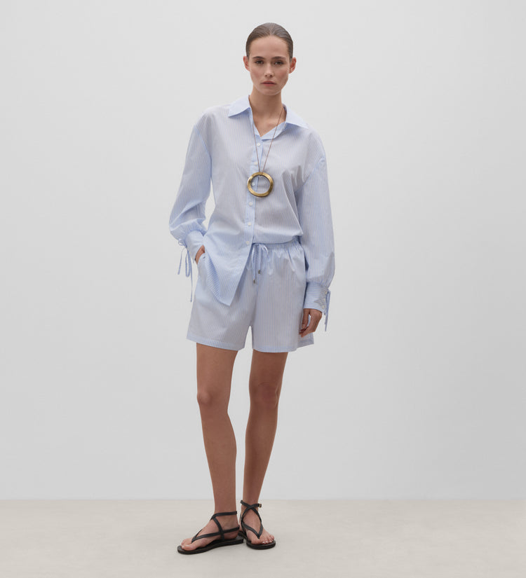 Chemise rayée oversize