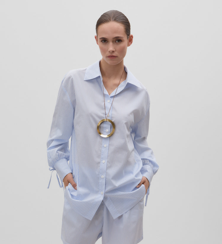 Chemise rayée oversize
