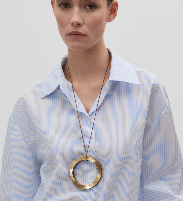 Chemise rayée oversize