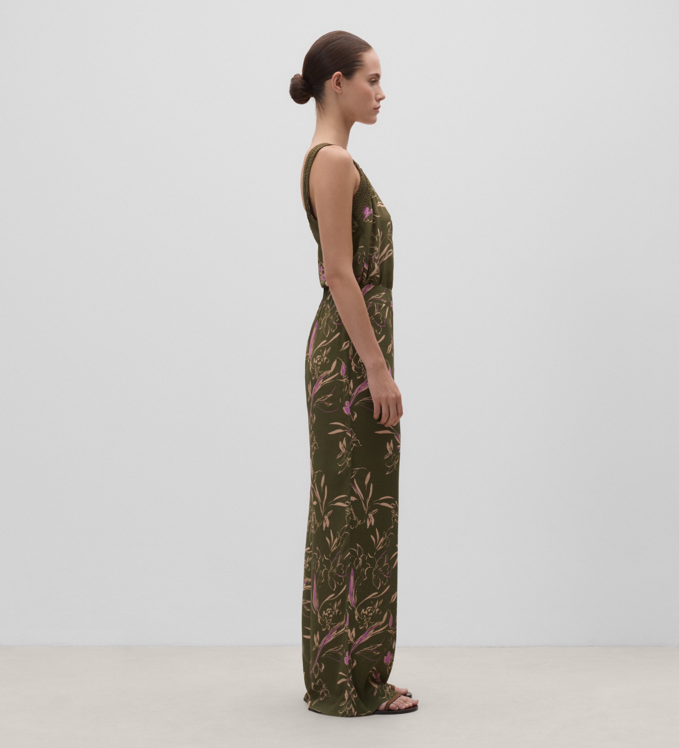 Pantalón fluido estampado