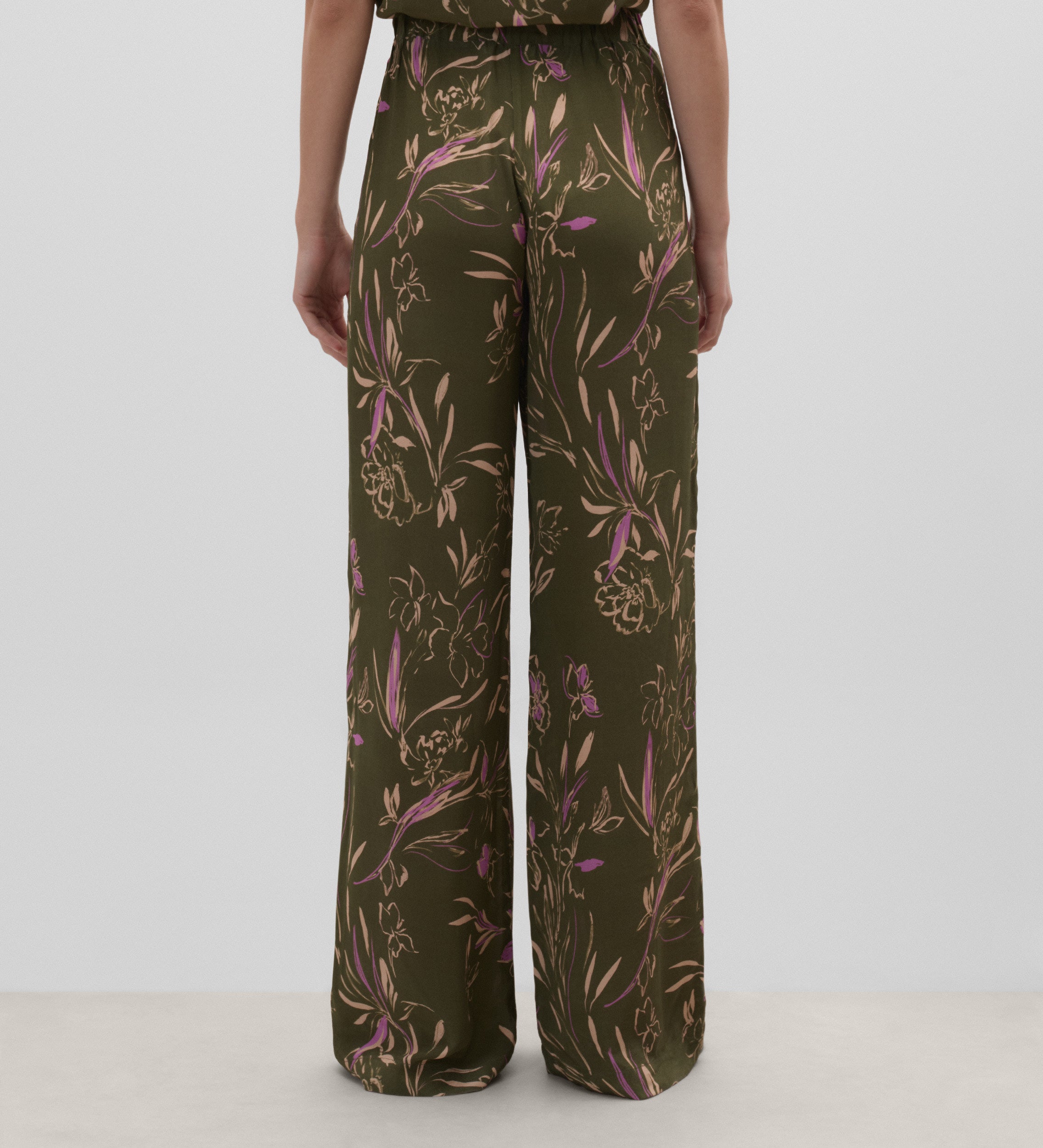 Pantalón fluido estampado