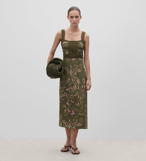 Vestido estampado tirantes