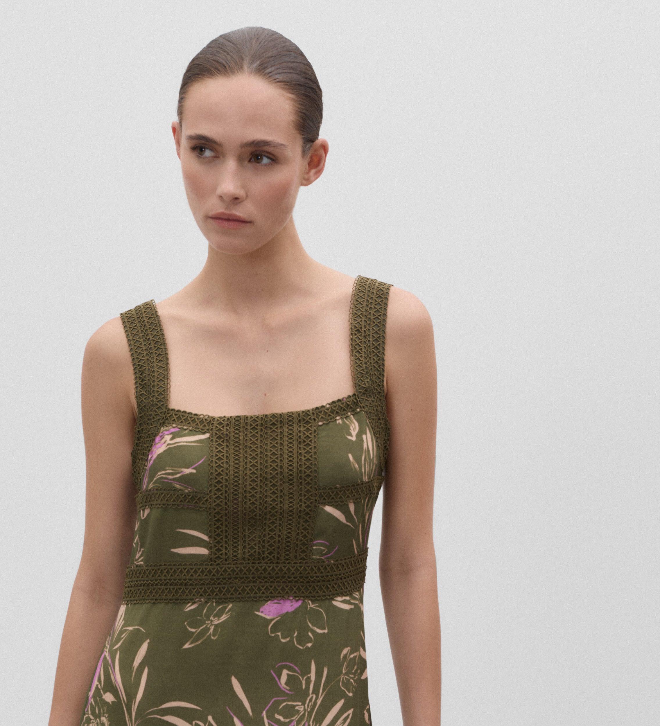 Vestido estampado tirantes