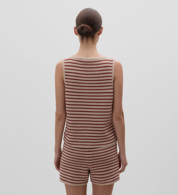Top tricot rayas