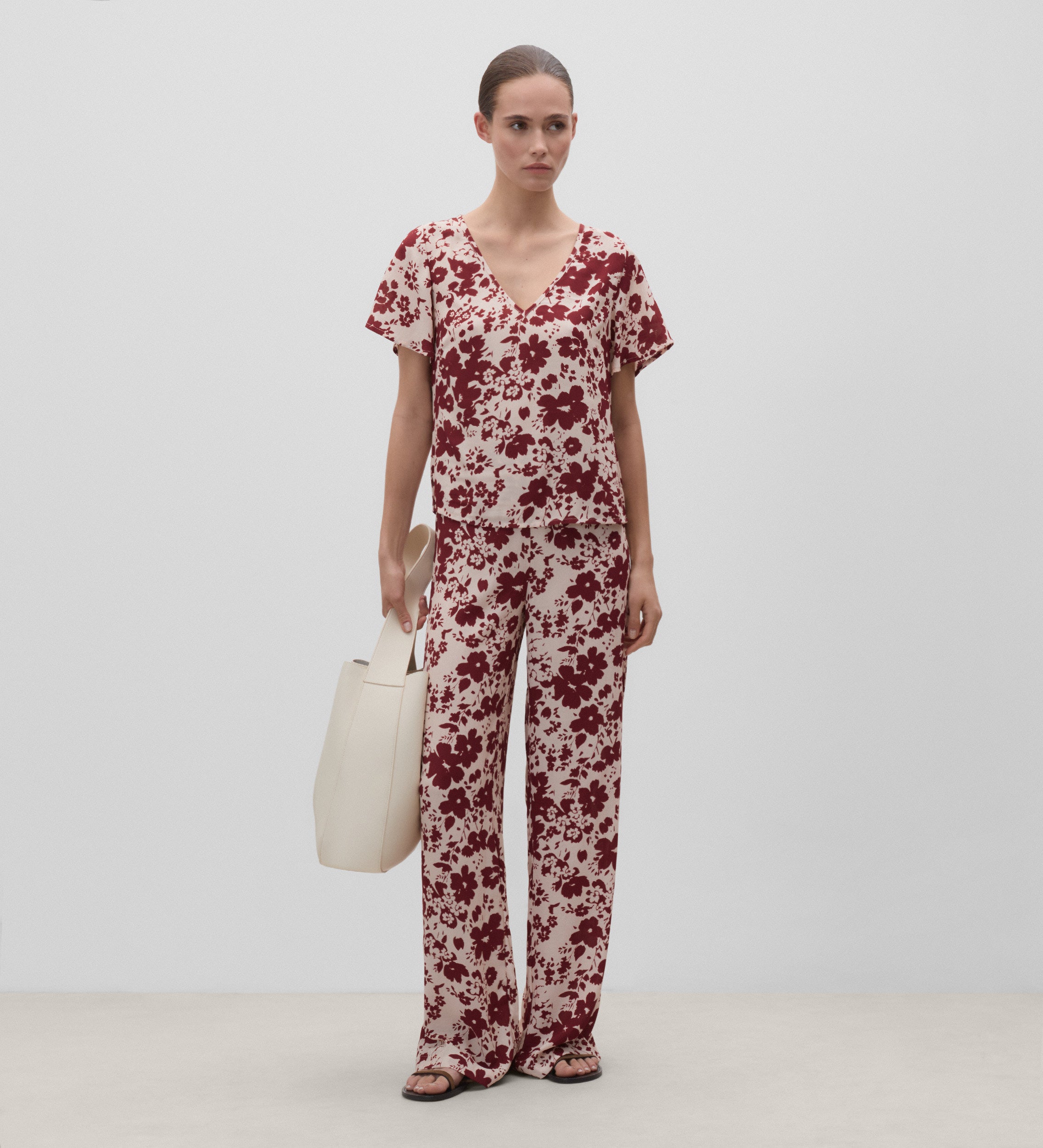 Top estampado pico