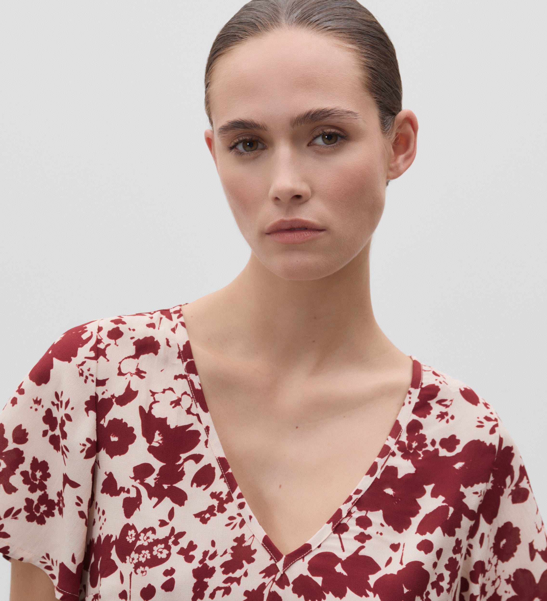 Top estampado pico