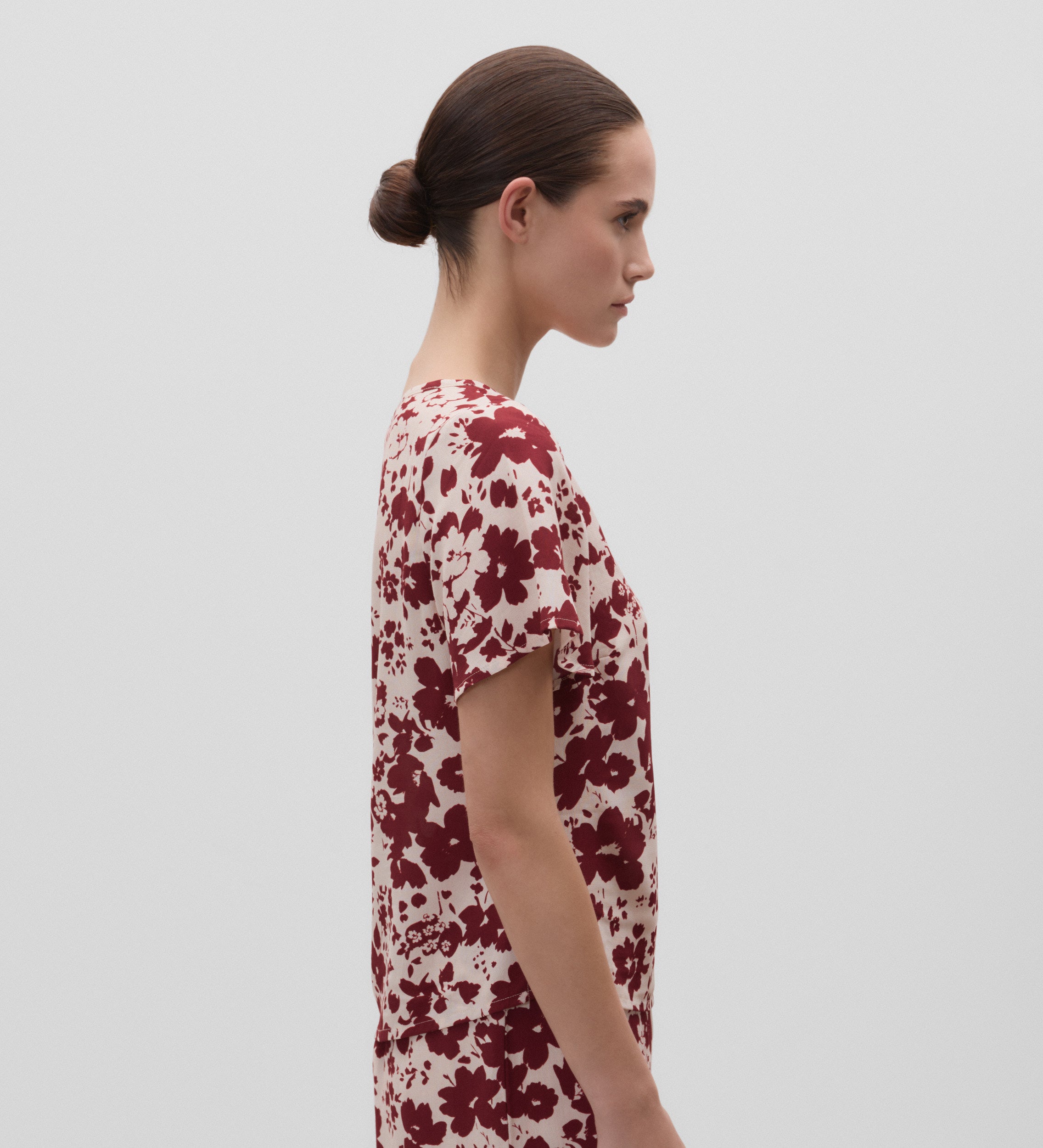 Top estampado pico