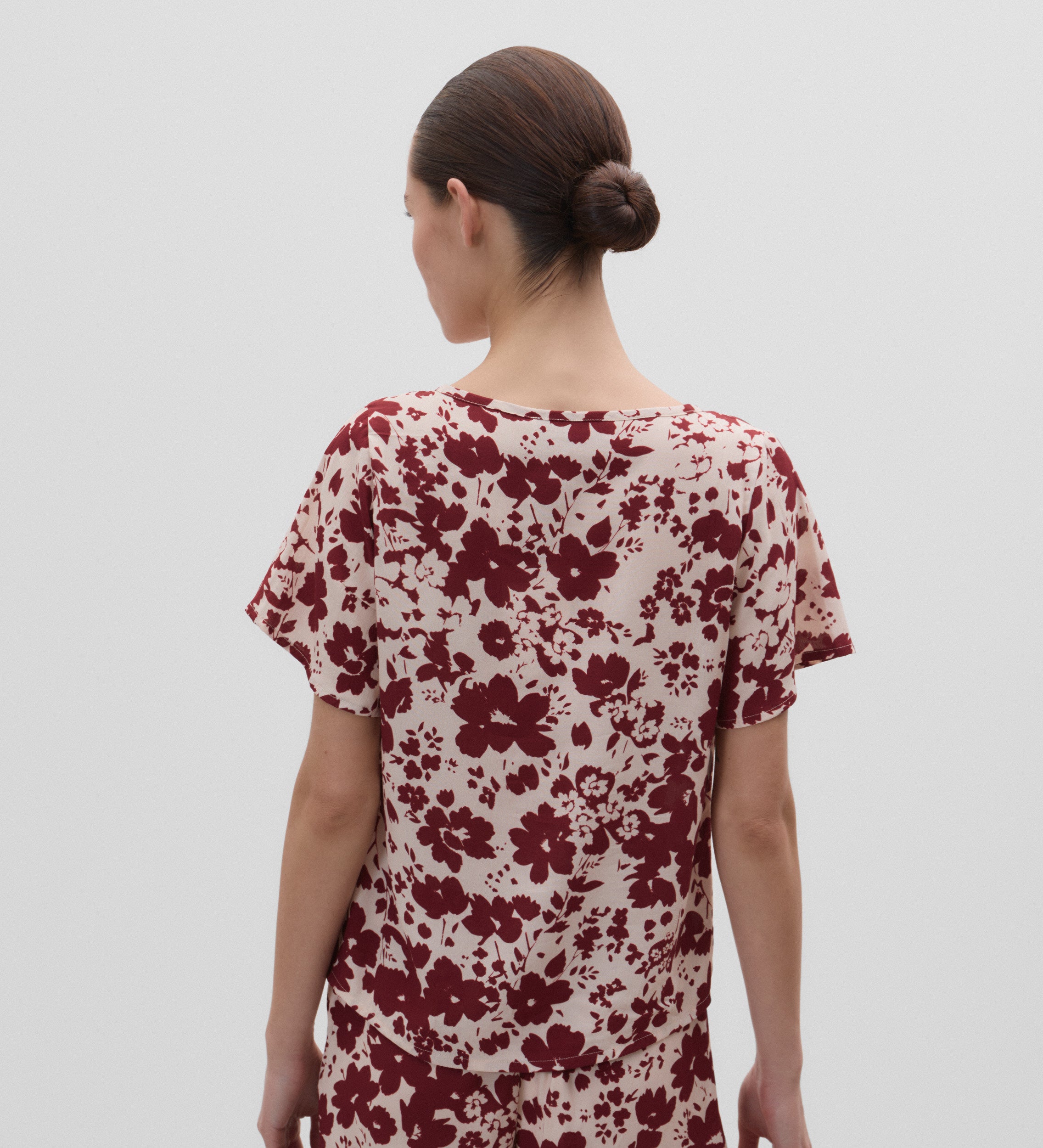 Top estampado pico