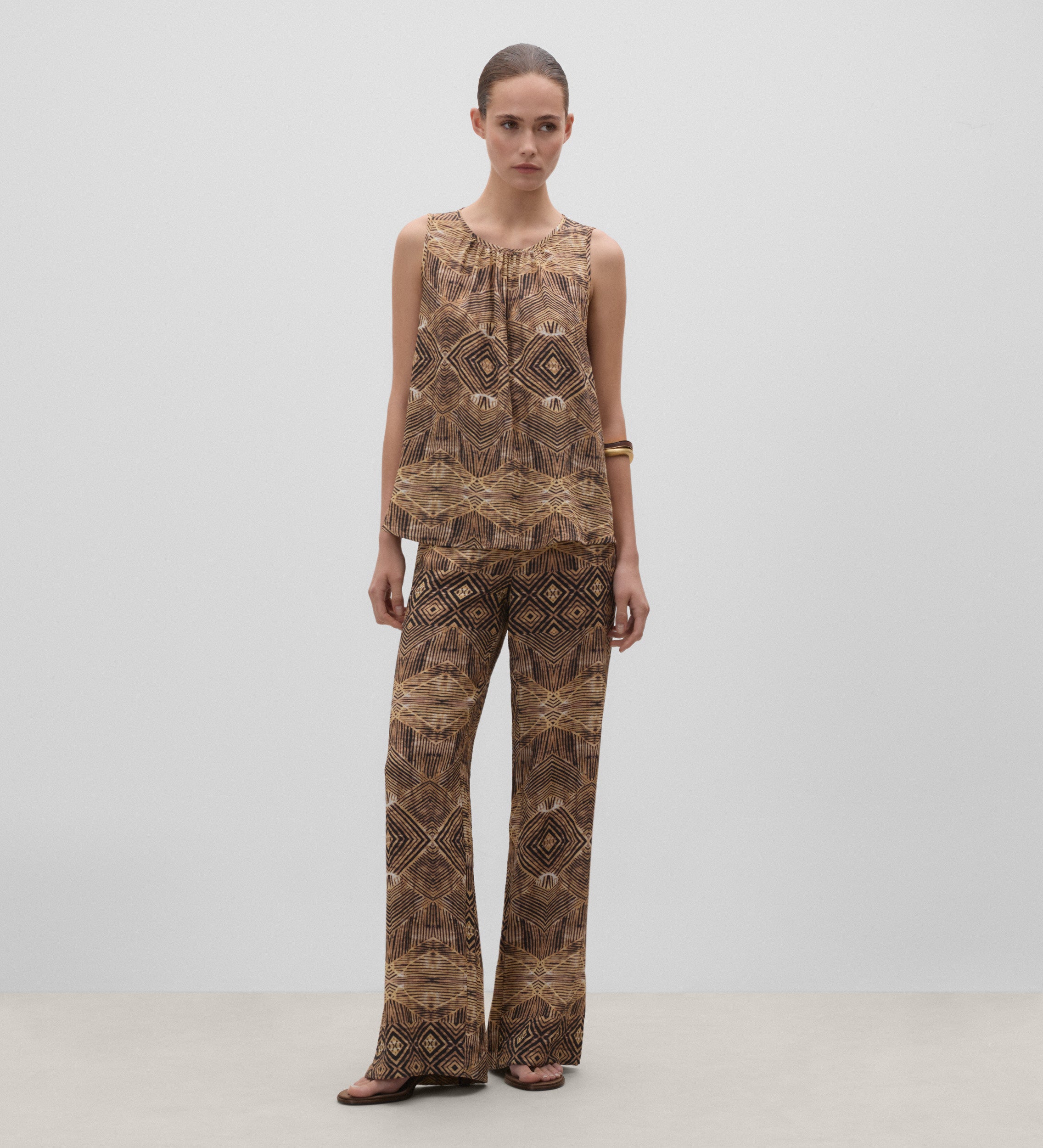 Top estampado