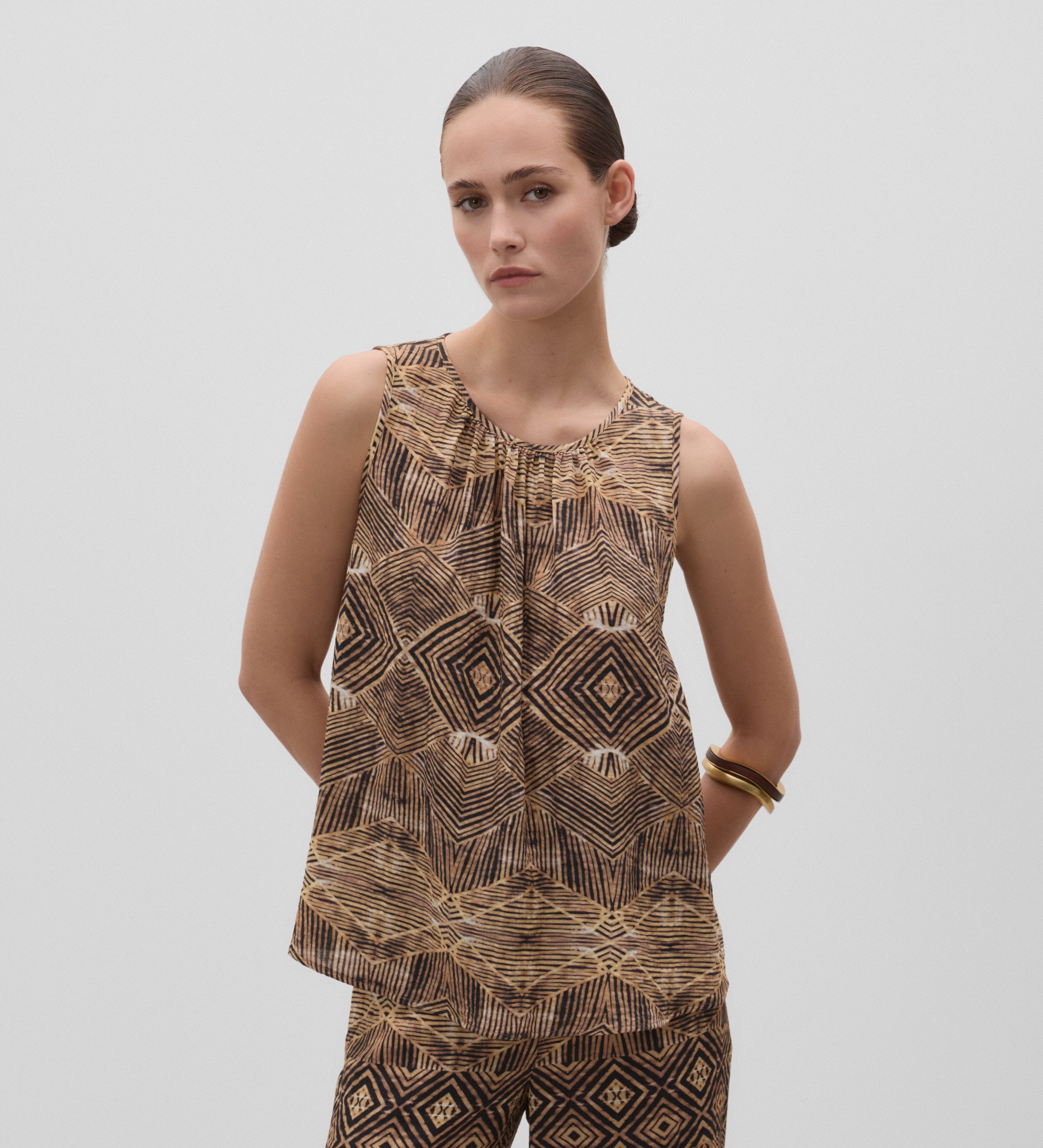 Top estampado