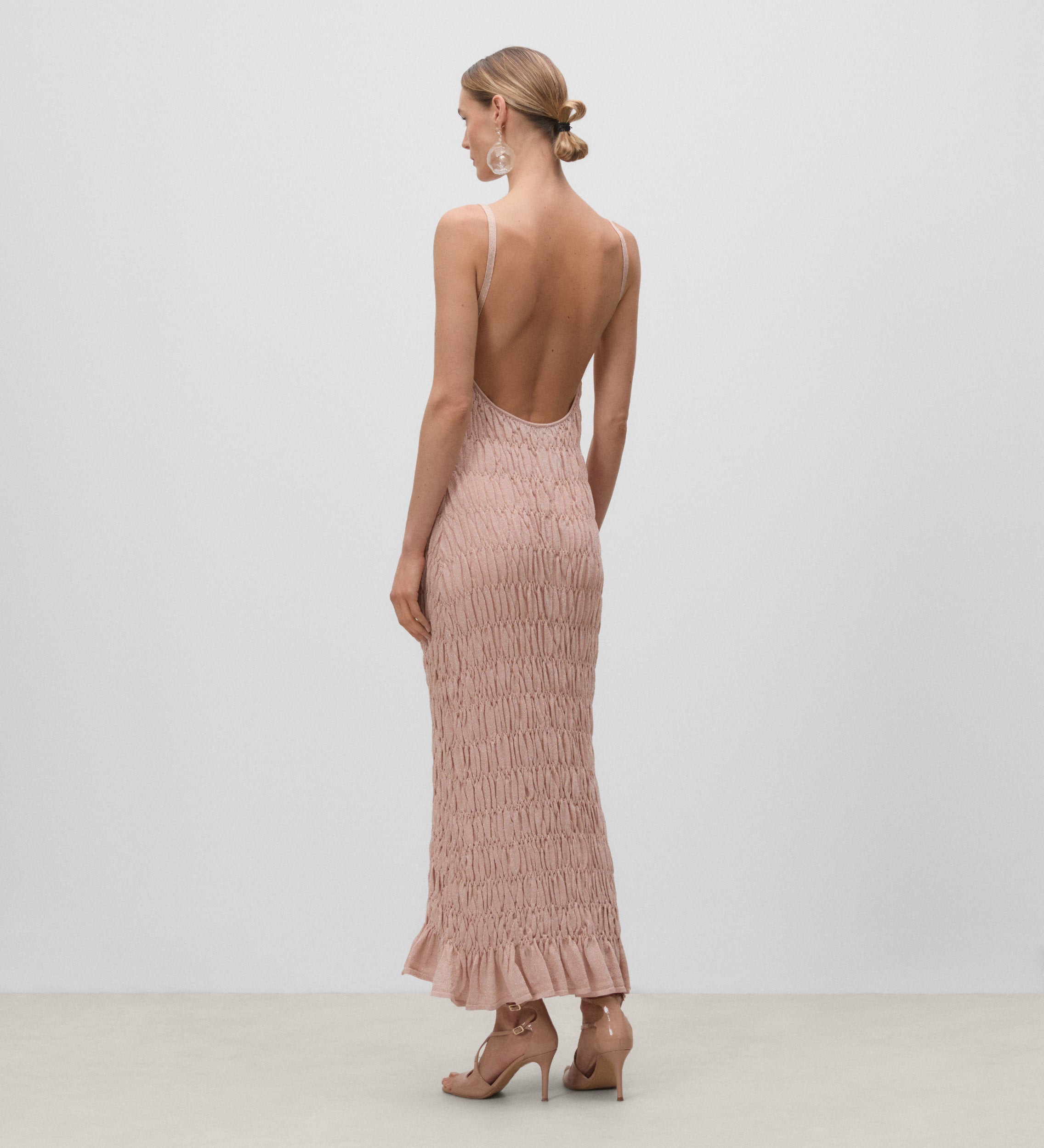 Long knitted dress