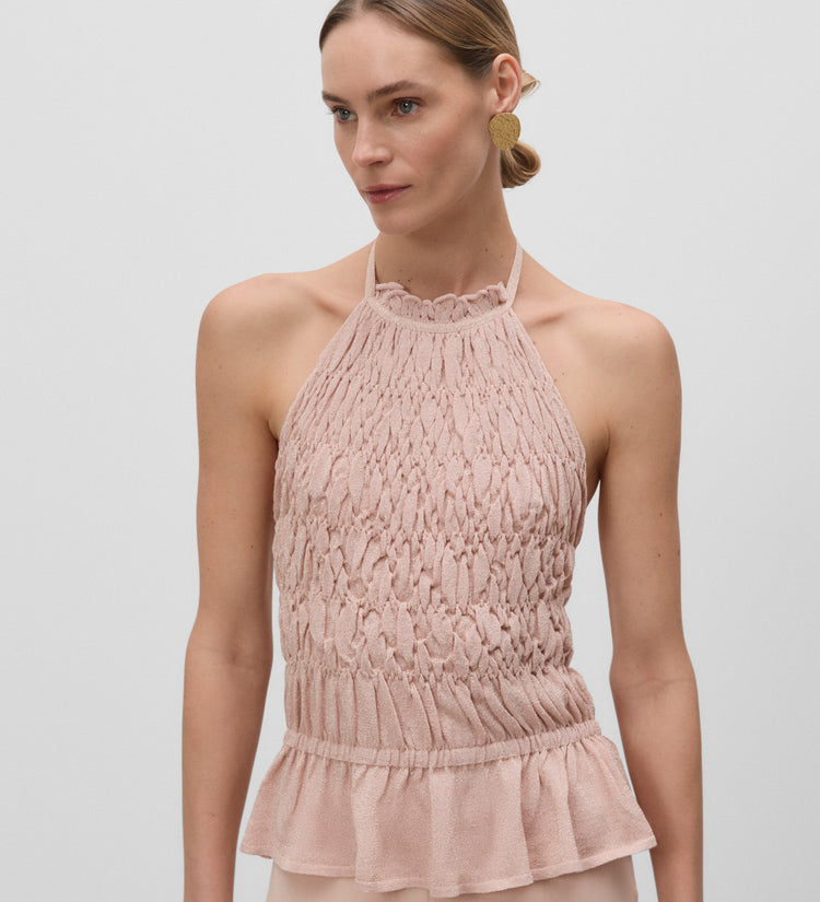 Top en maille lurex