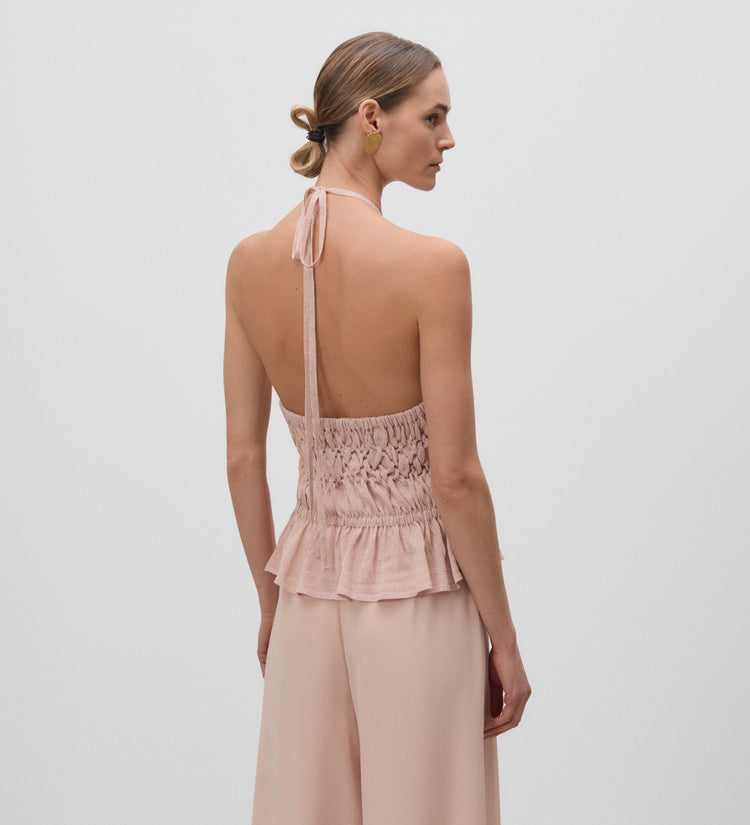 Top en maille lurex