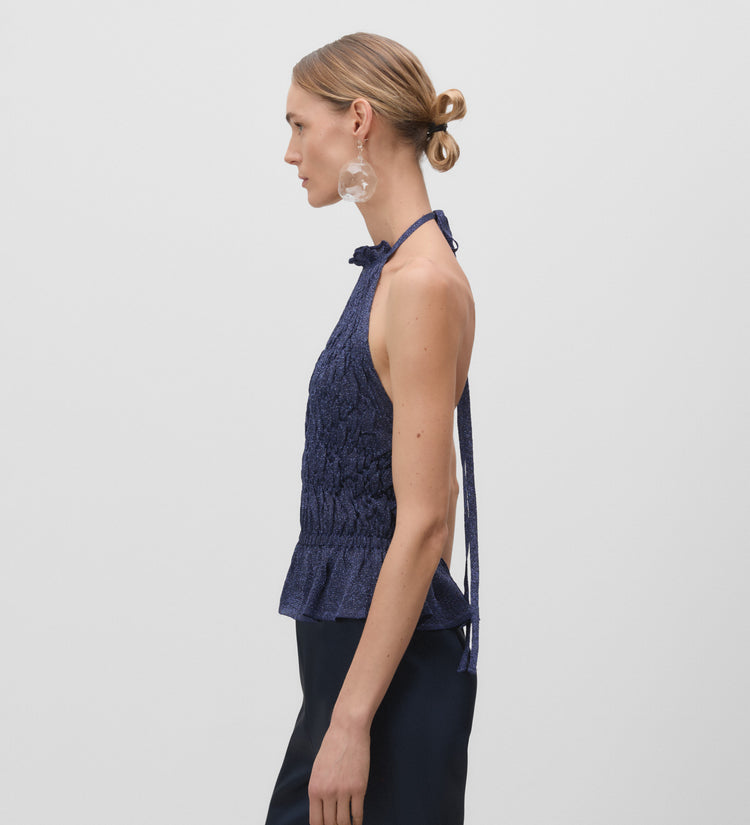 Top en maille lurex