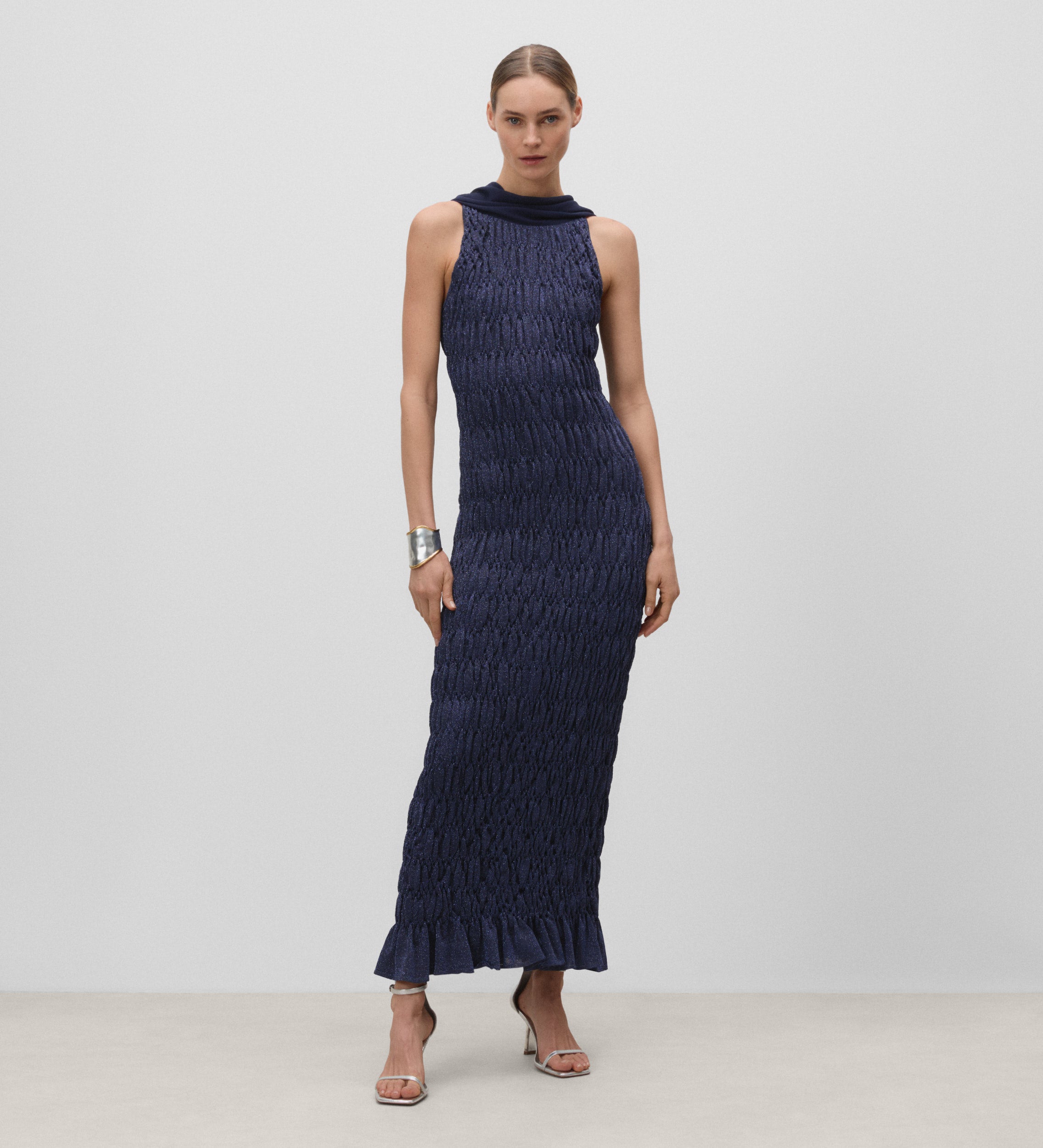 Long knitted dress