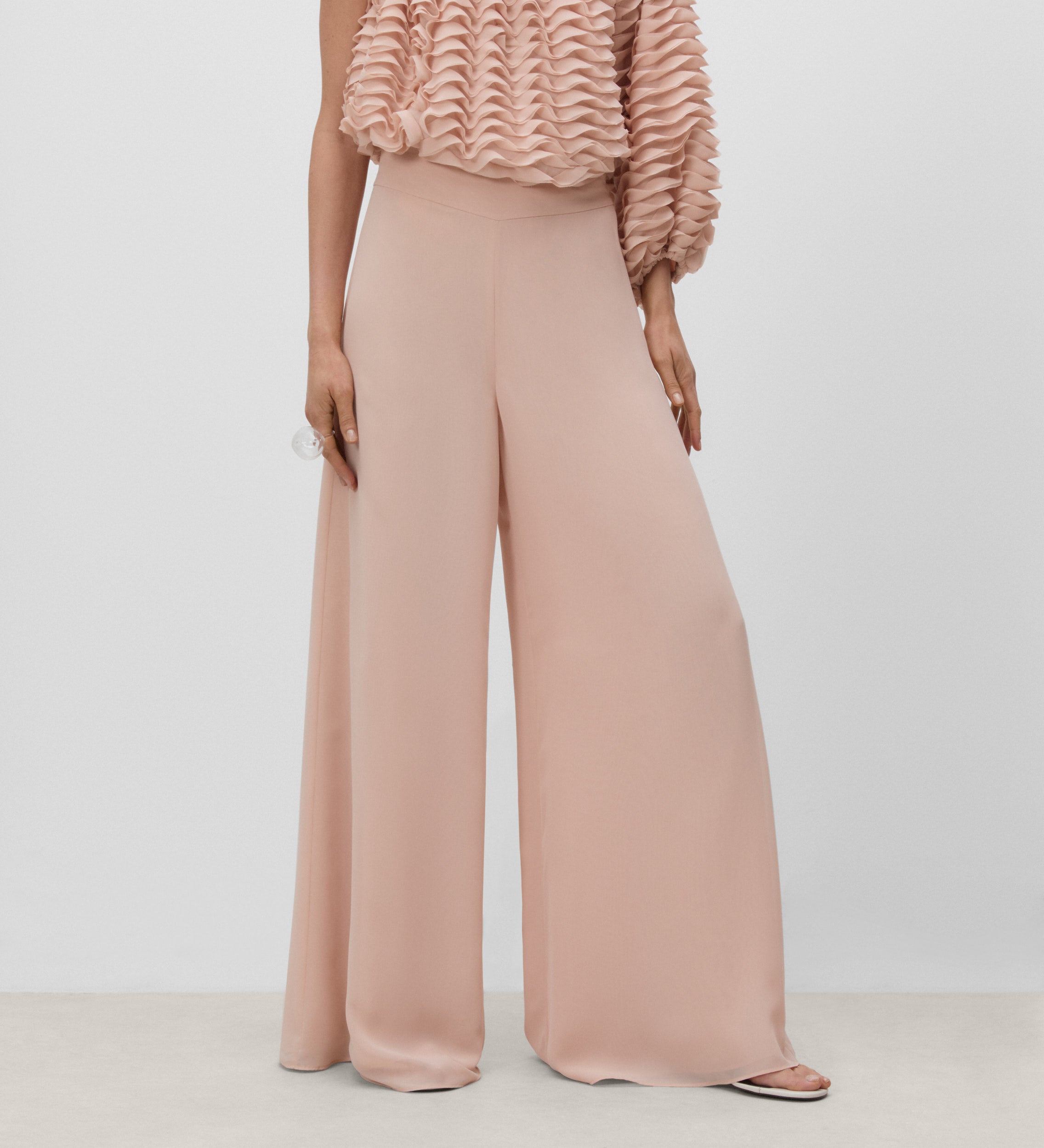 Chiffon palazzo pants