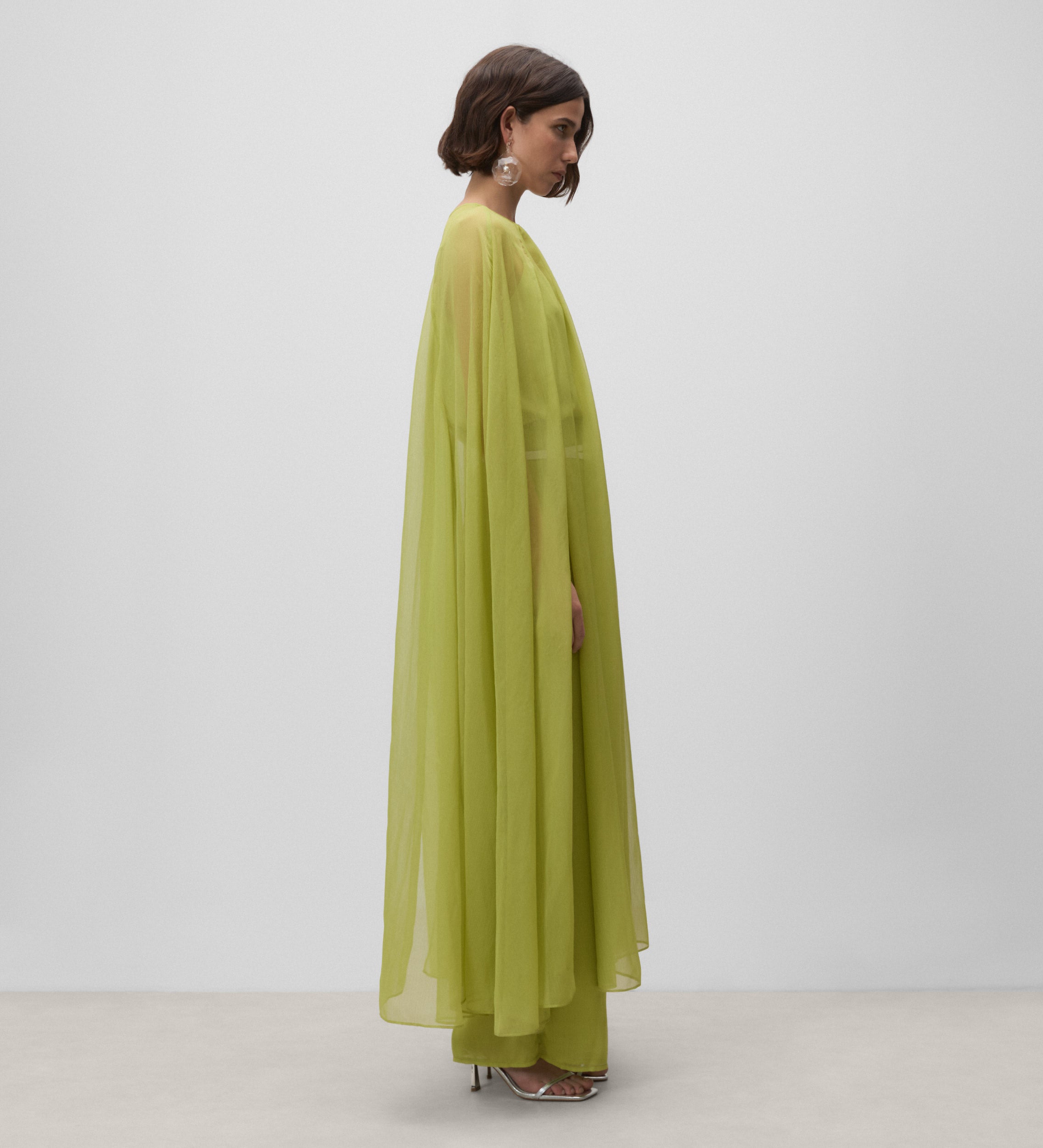 Open back poncho