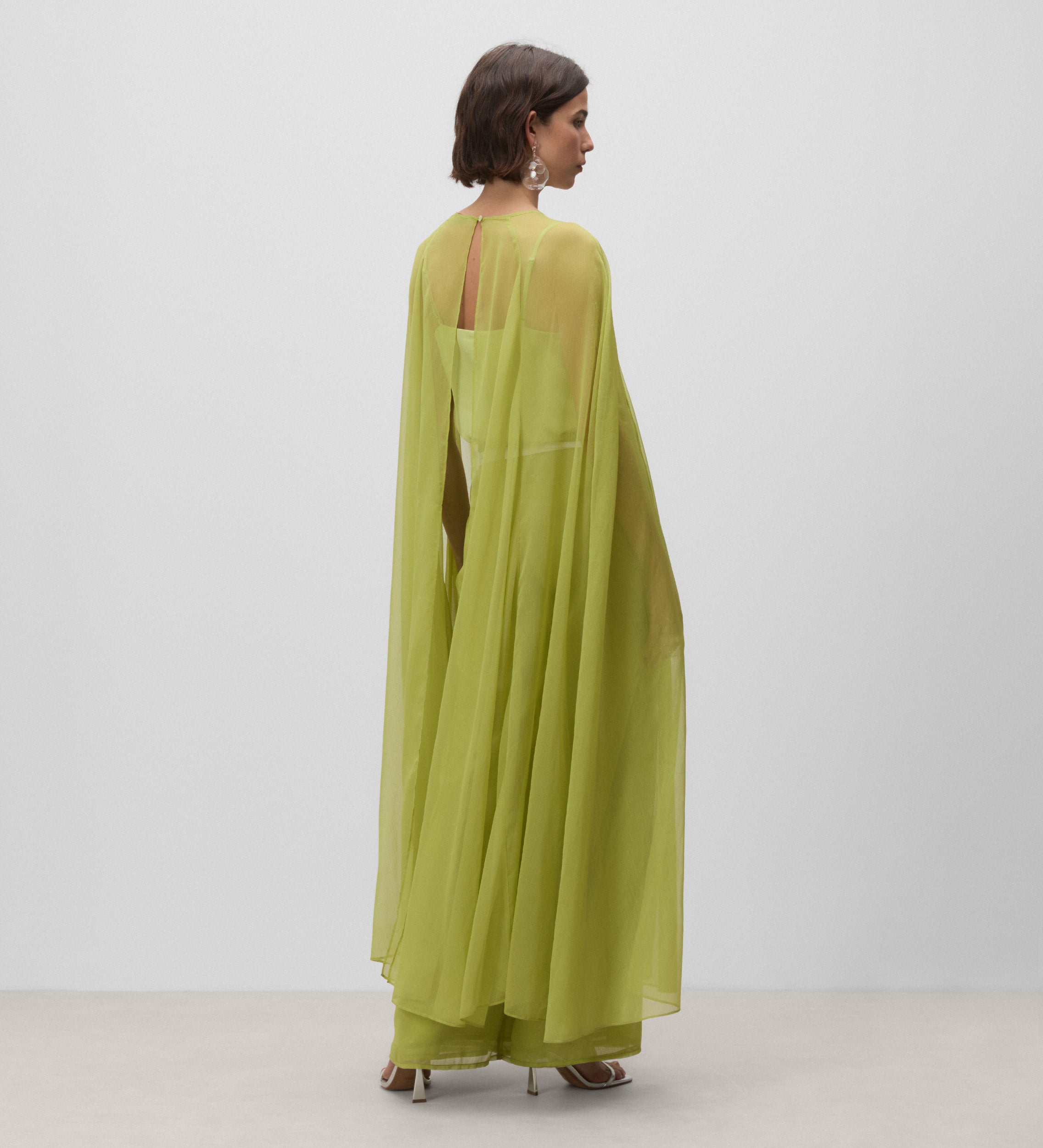 Open back poncho