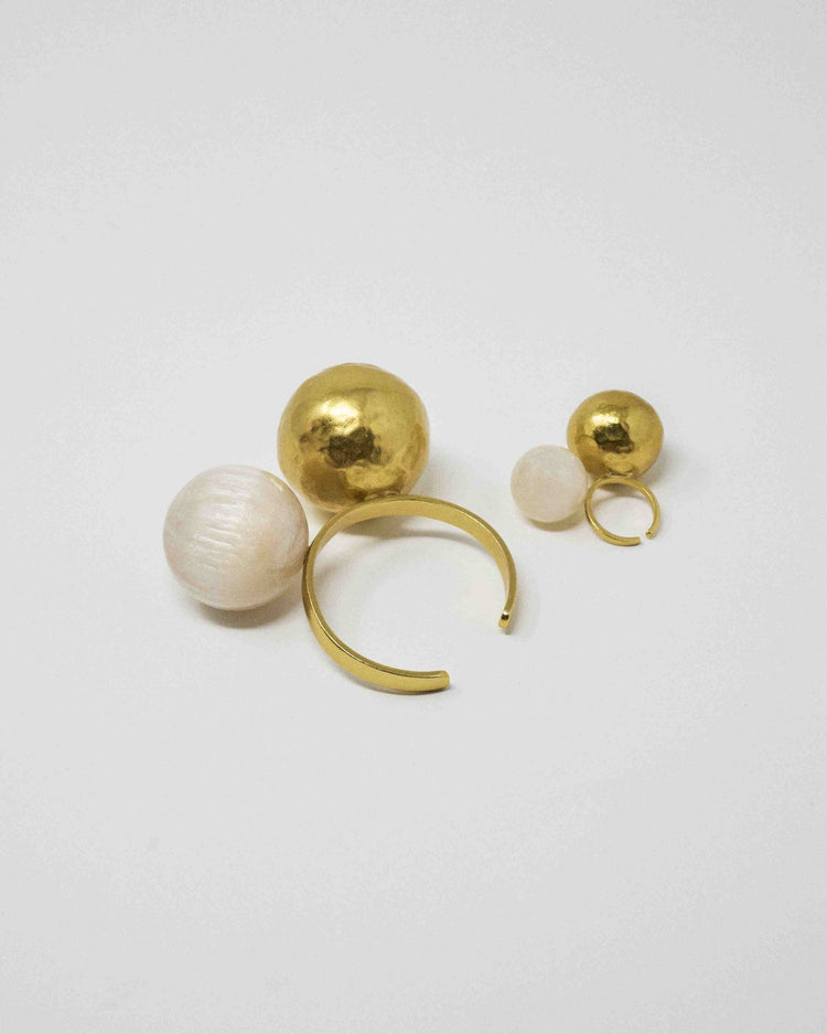 Bracelet en perles dorées
