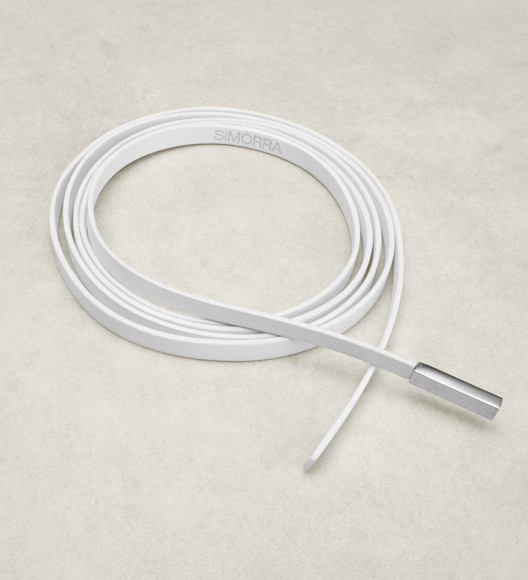 Leather cord belt