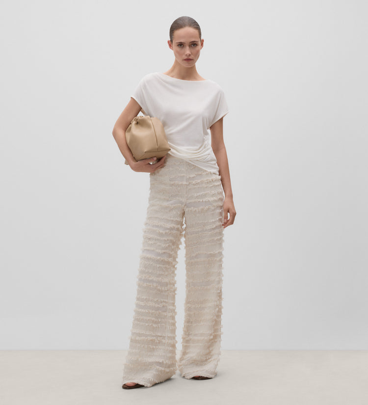 Pantalon texturé