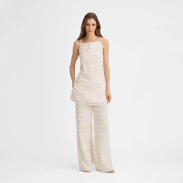 Pantalon texturé