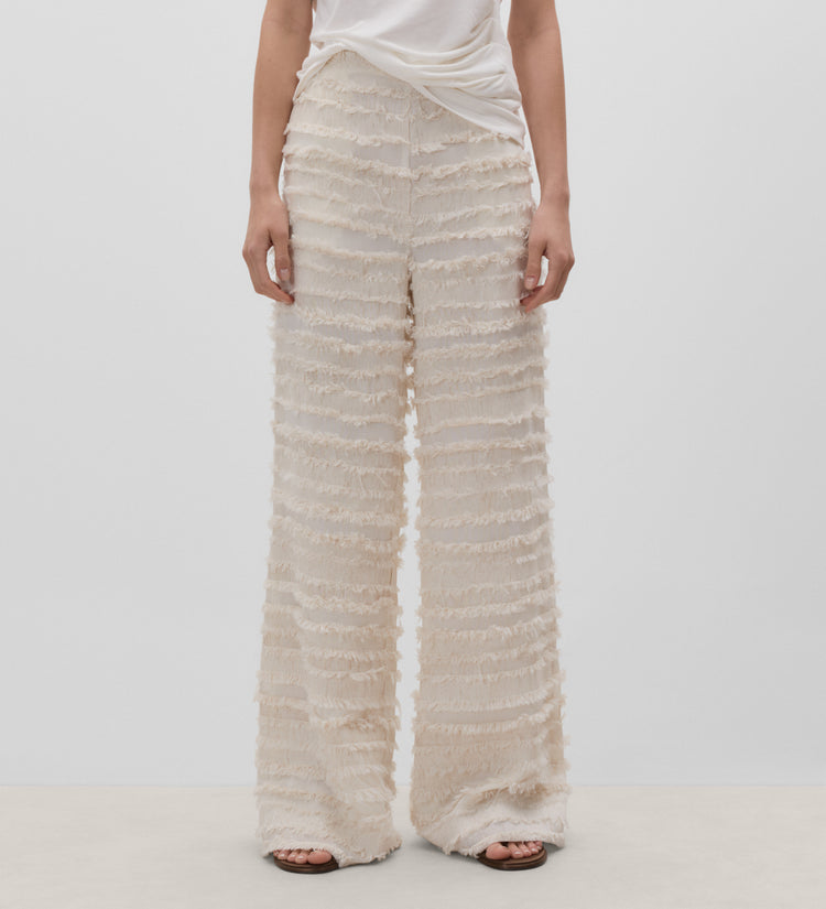 Pantalon texturé