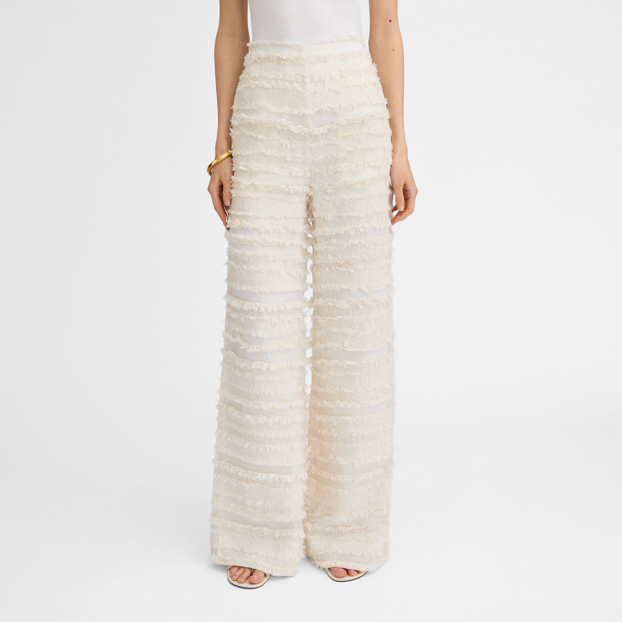 Pantalon texturé