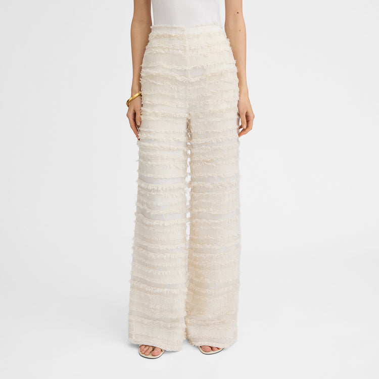 Pantalon texturé