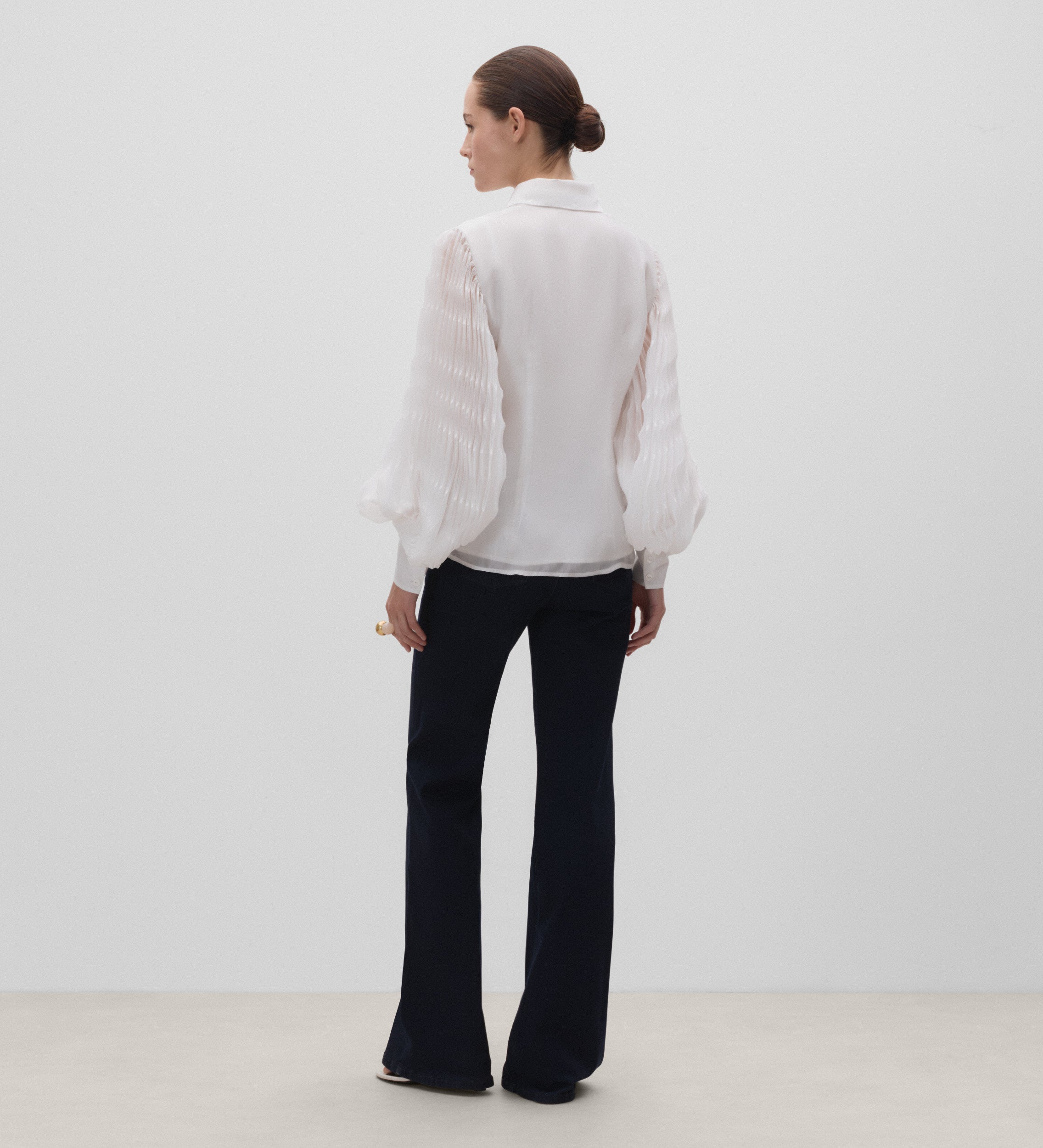 Blusa camisera organza