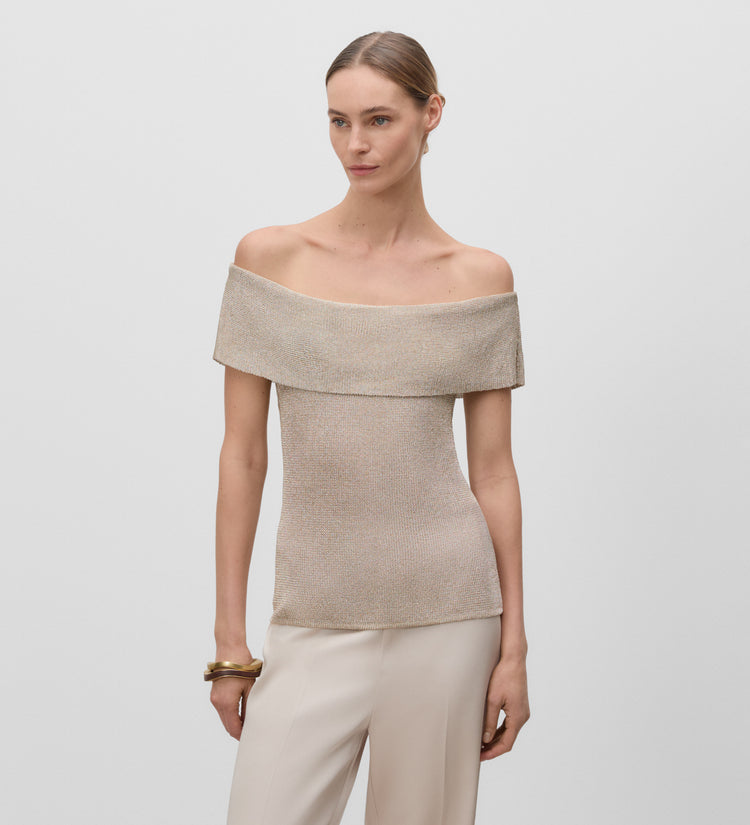 Top punto lurex