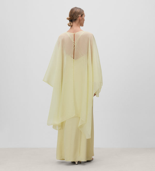 Open back poncho