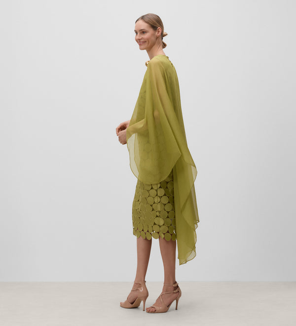 Open back poncho