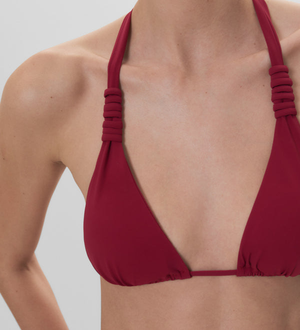 Top de bikini triangular